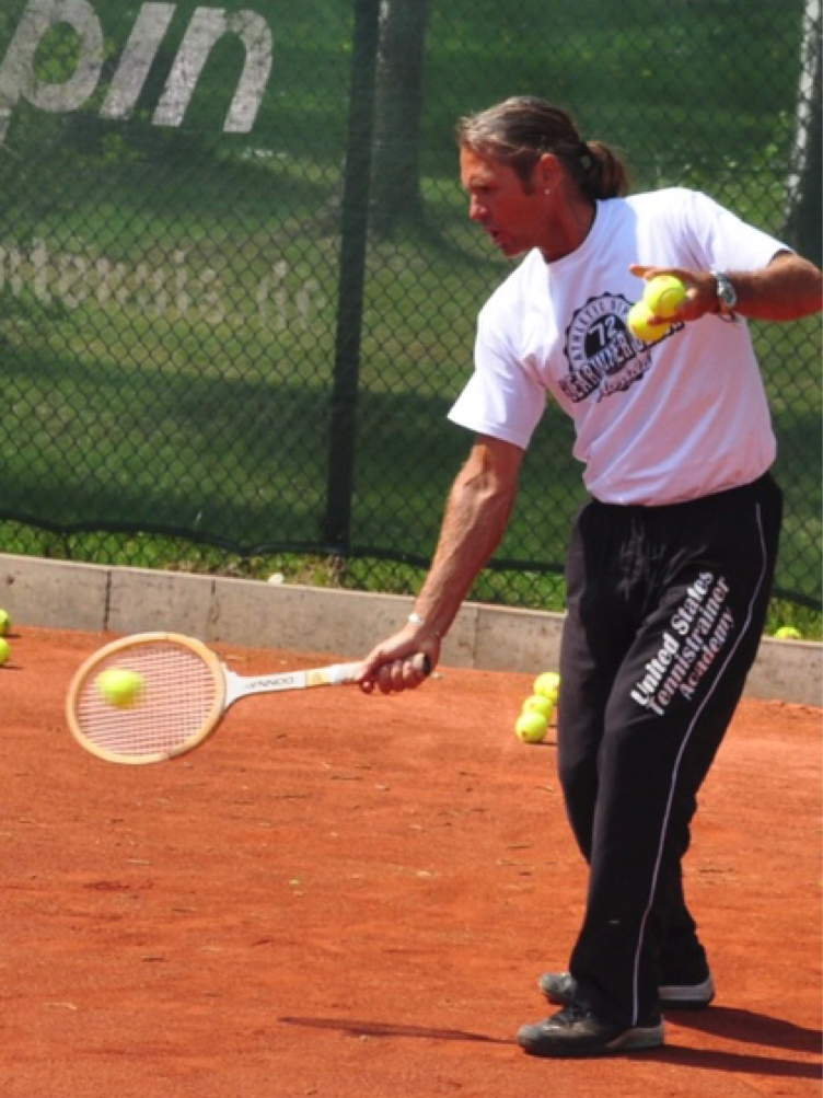 Axel Ritter. Trainer an Tennis an der Ostsee